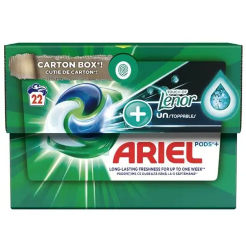 Капсули для прання Ariel Plus Active, 22 шт